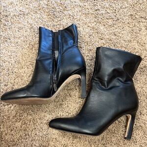 SARTO By Franco Sarto Black Ankle Booties